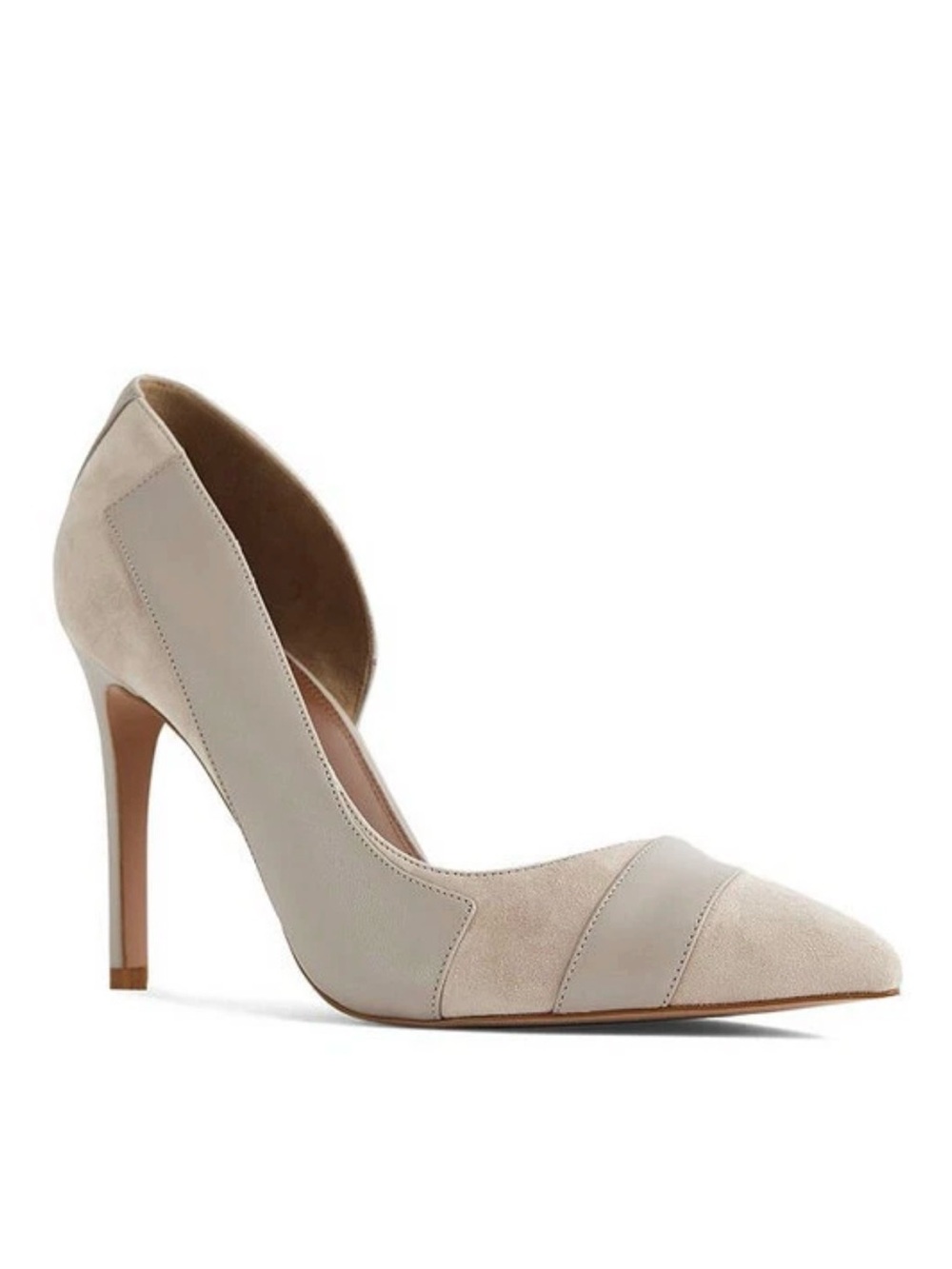 REISS Women's Augusta Leather & Suede d'Orsay Pumps, size 41/ US 10